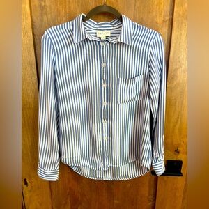 Striped button up